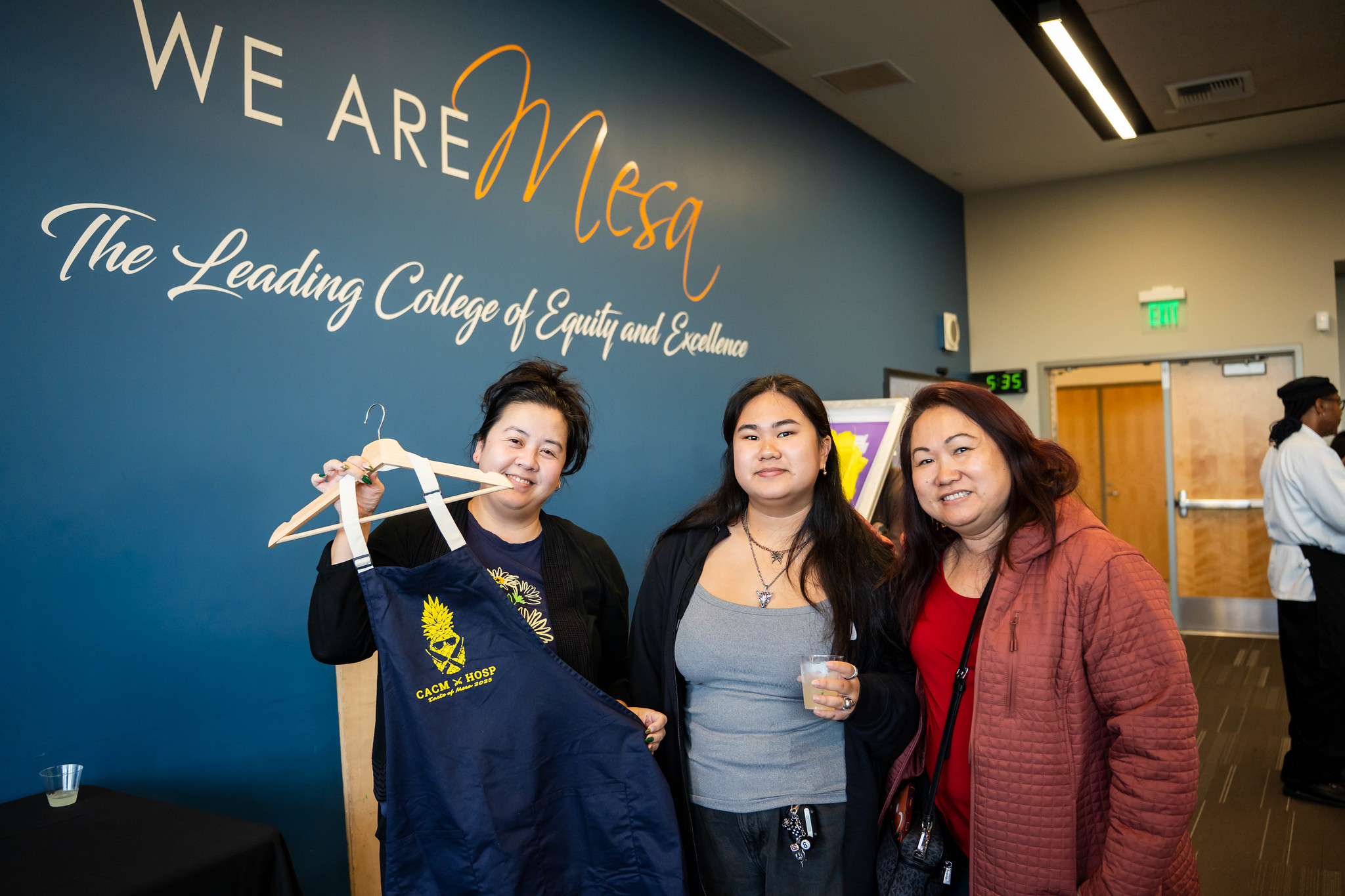 
Three guest at Taste of Mesa. 
