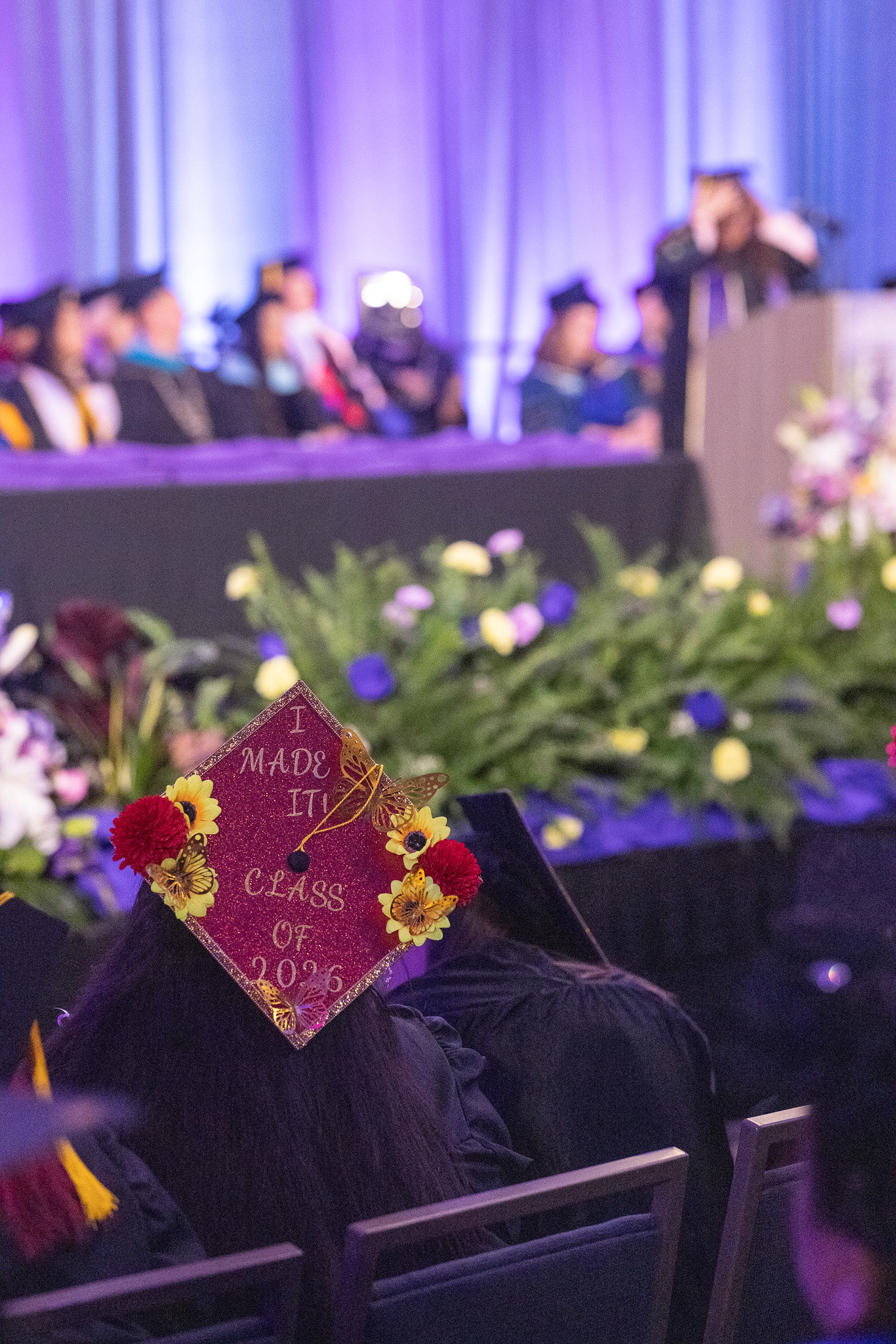 A graduation cap reads I made it class of 2026