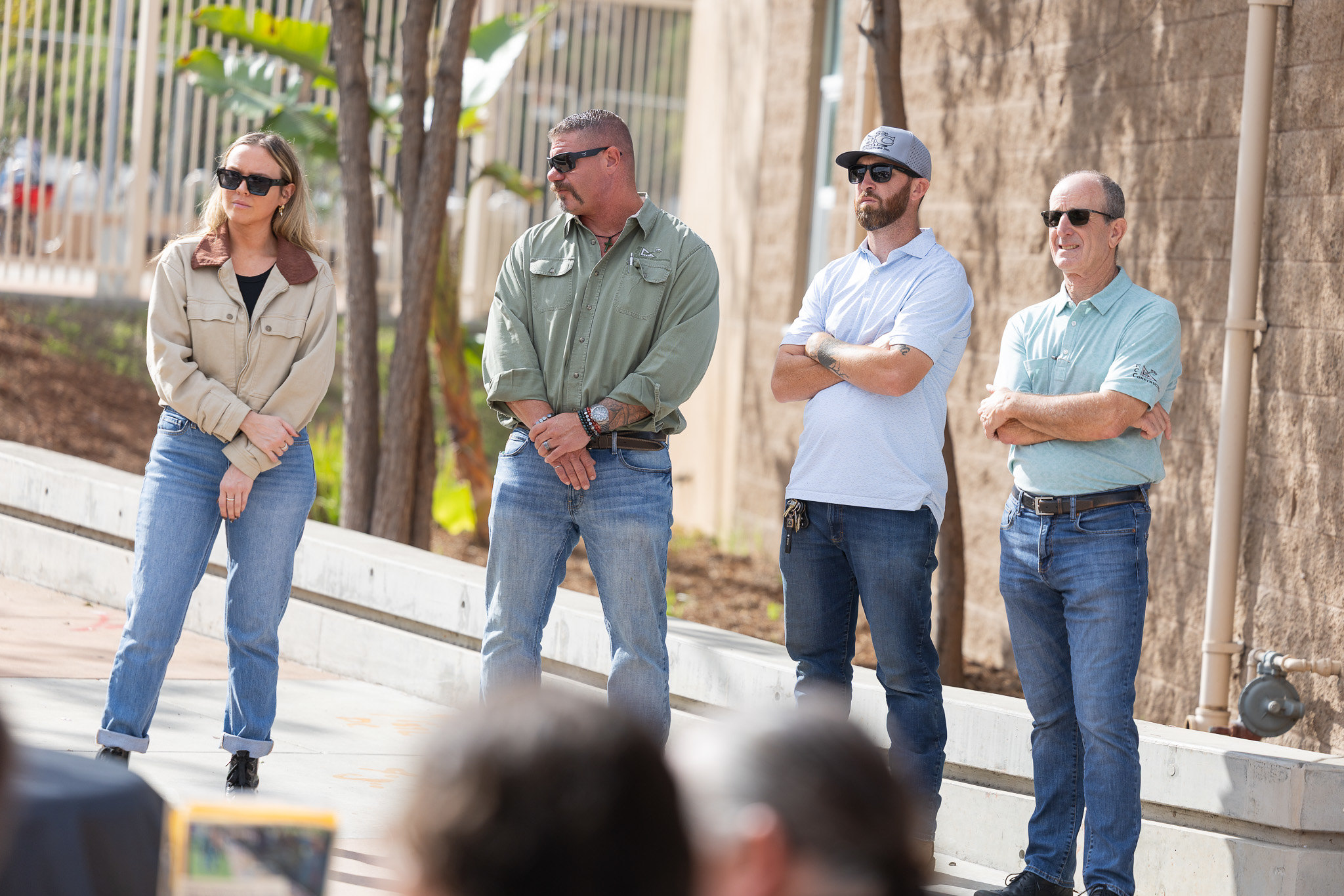 The groundbreaking event at the Educational Cultural Complex