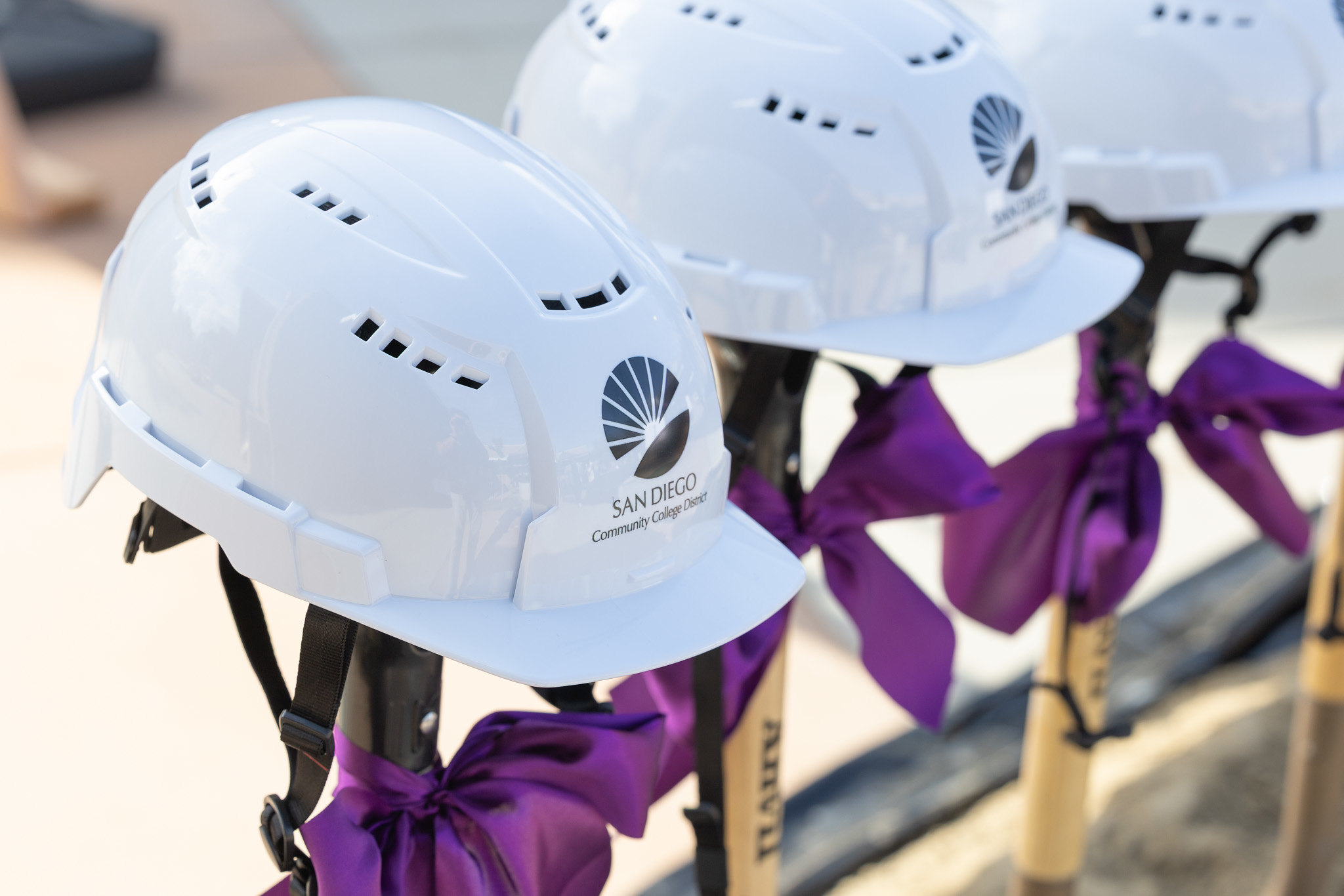 The groundbreaking event at the Educational Cultural Complex