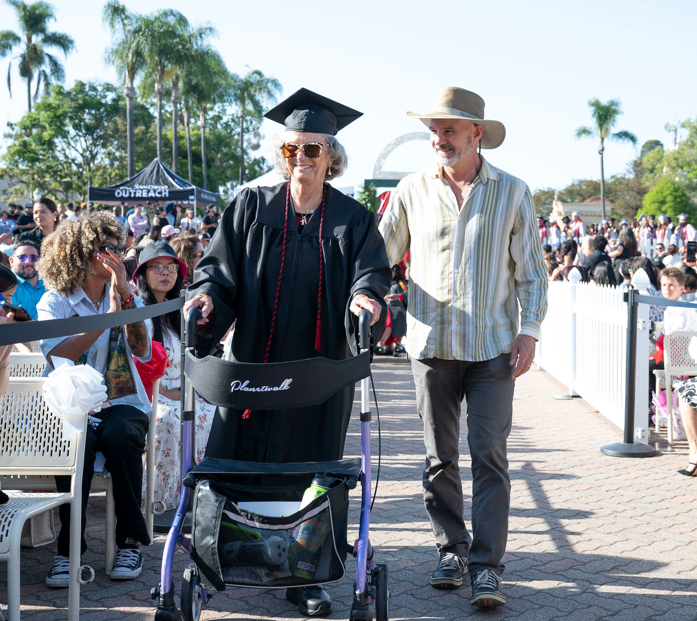 85-year-old City College graduate Spirit Fabian earned an Associate Degree in Early Childhood Education as a member of the Class of 2026.