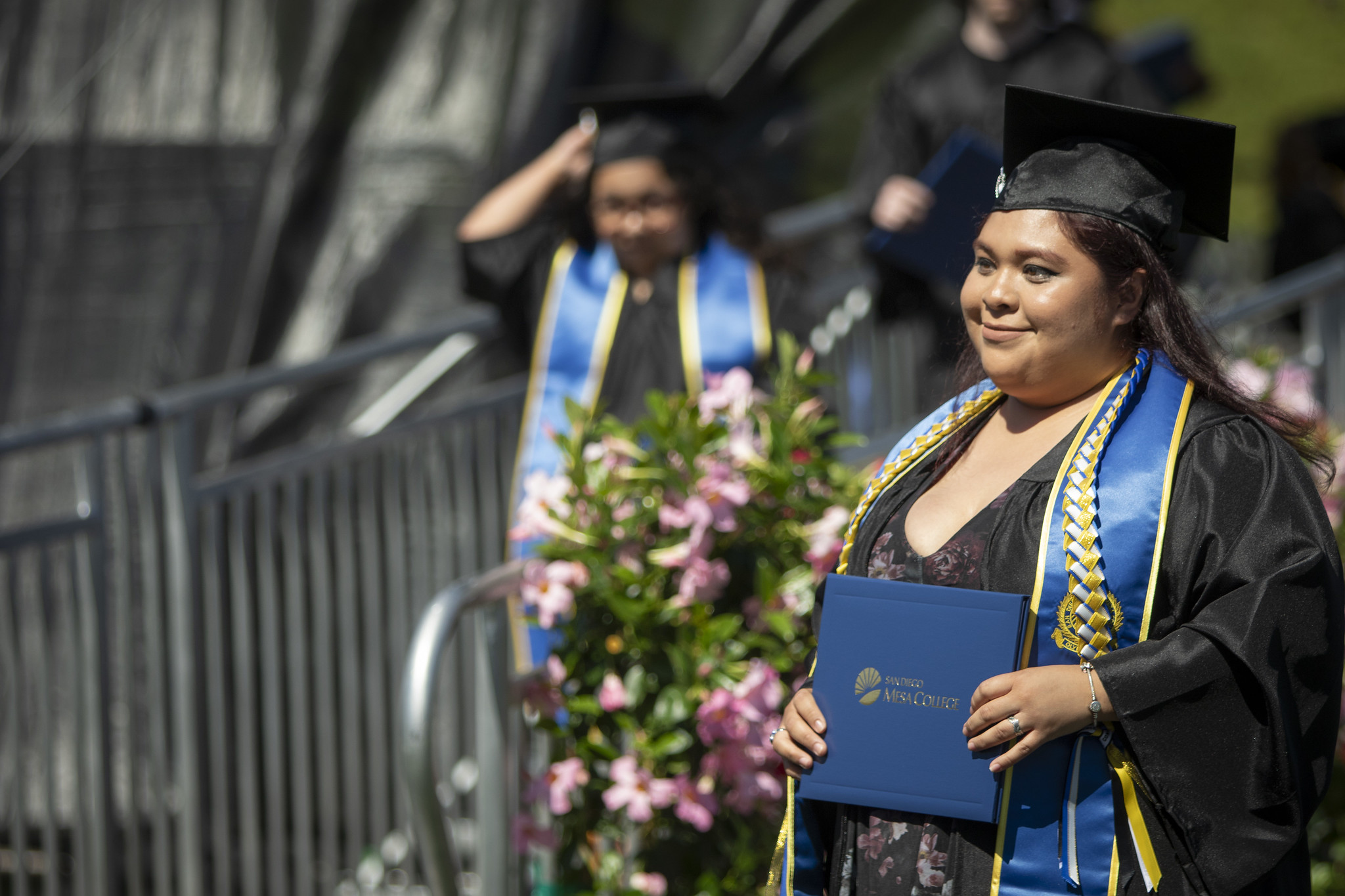 A grad with her degree.&nbsp;