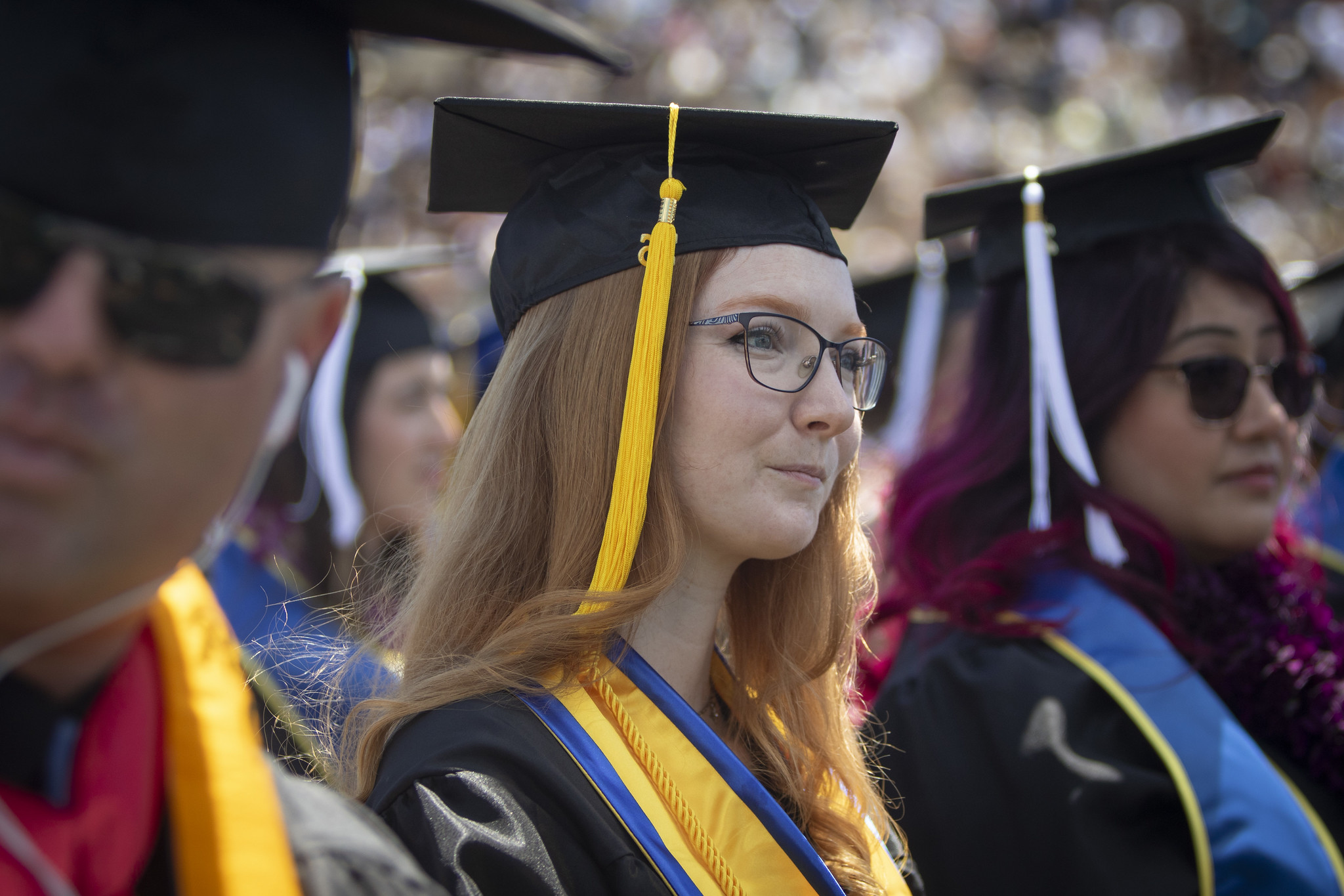 Graduates in the audience