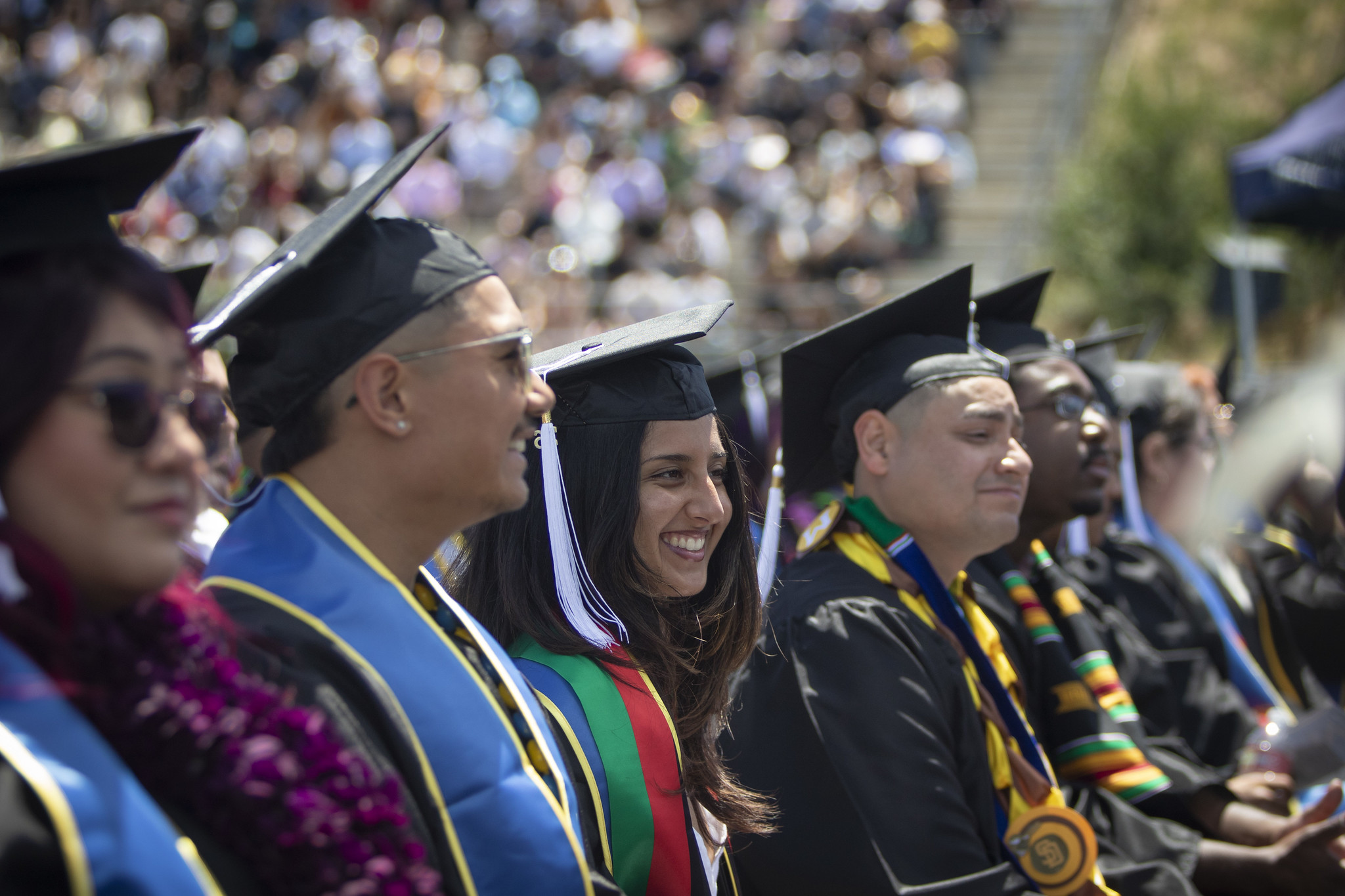 Graduates in the audience