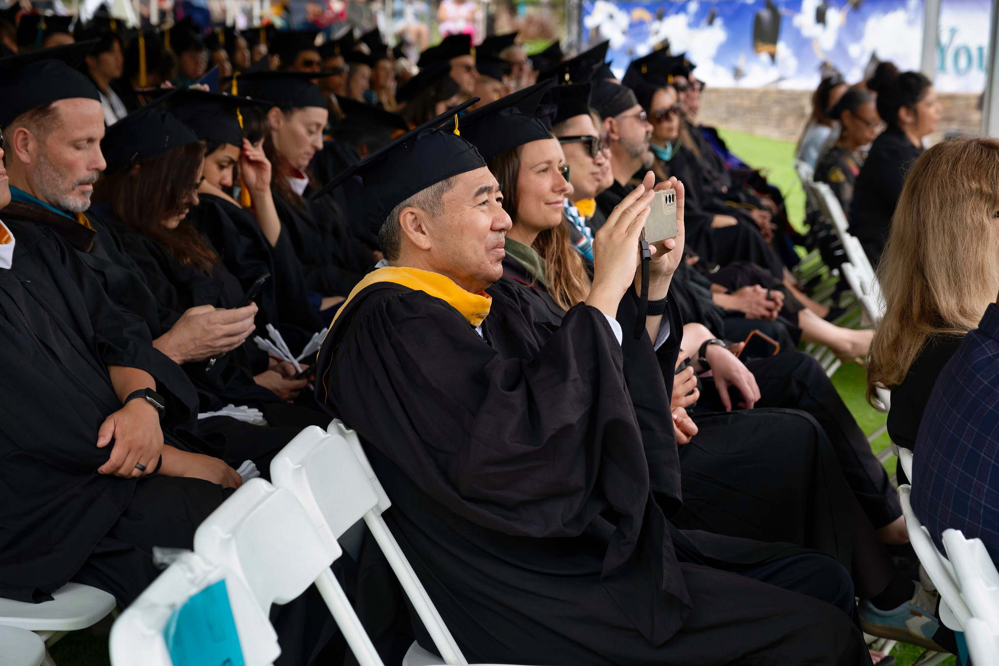 Faculty in the audience.&nbsp;