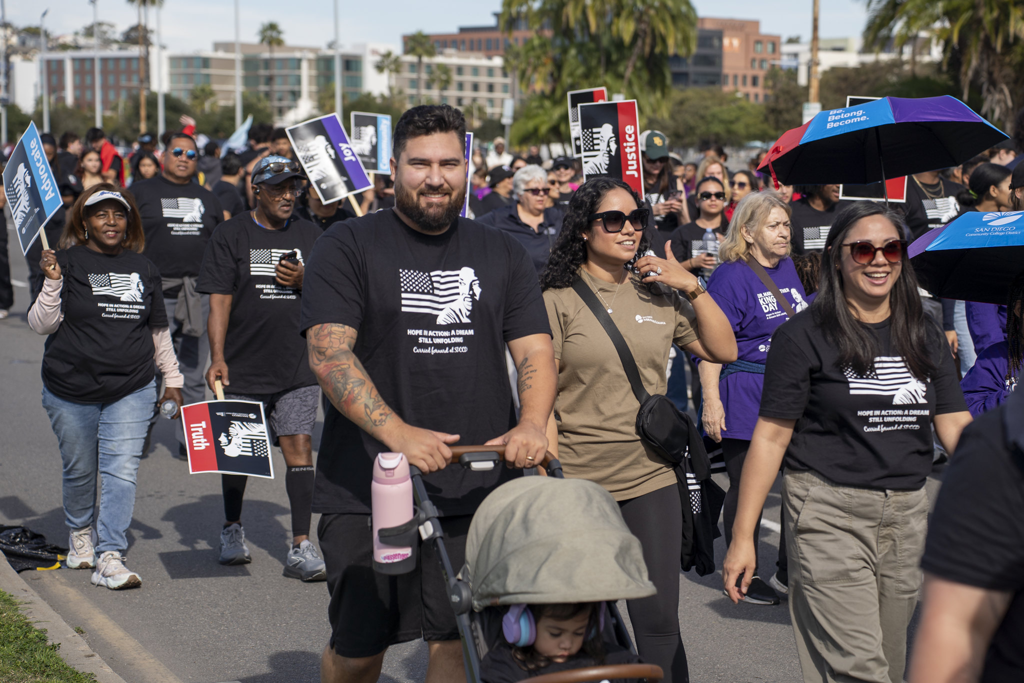 The district at the MLK Parade.