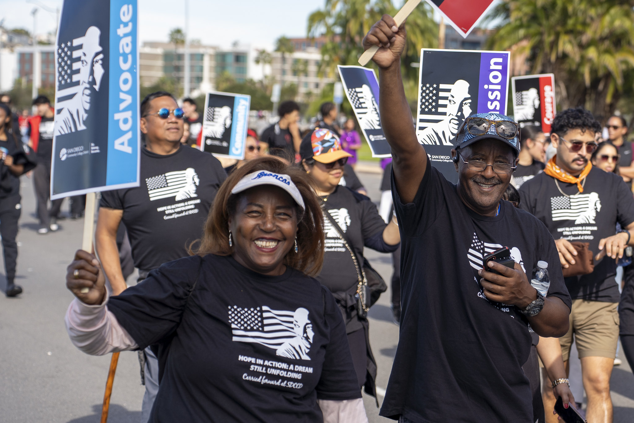 The district at the MLK Parade.