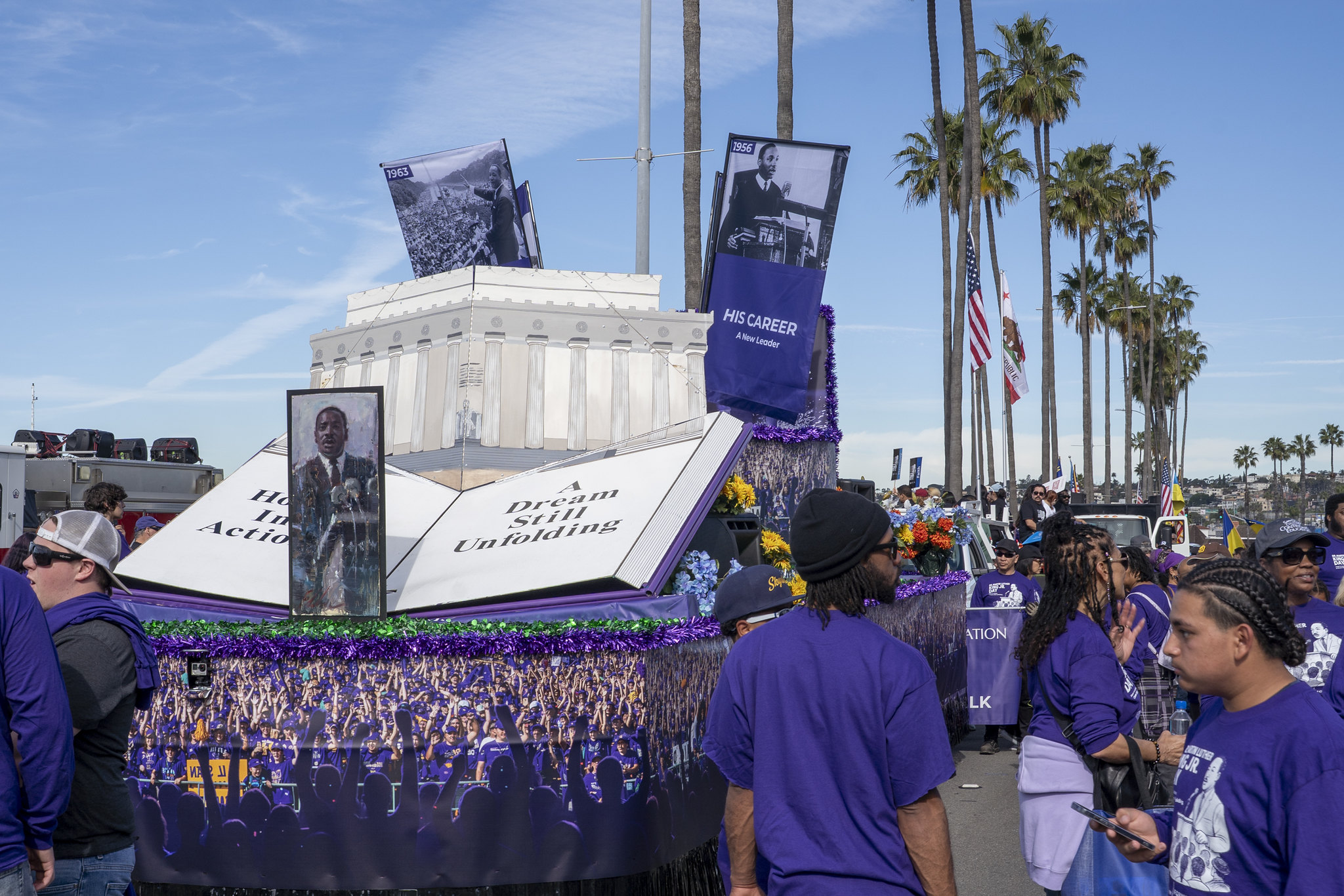 College of Continuing Education's MLK Parade float.