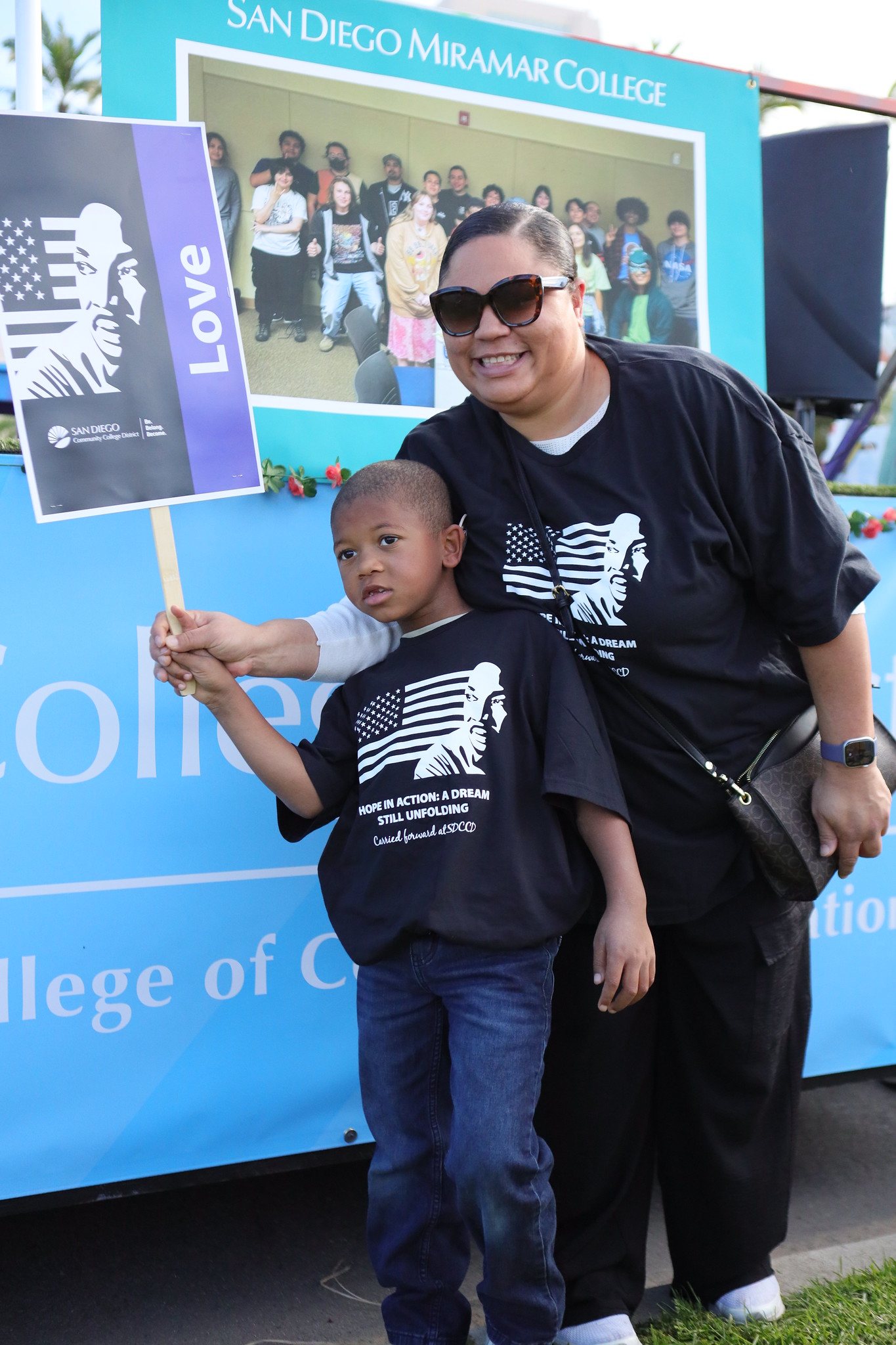 The district at the MLK Parade.