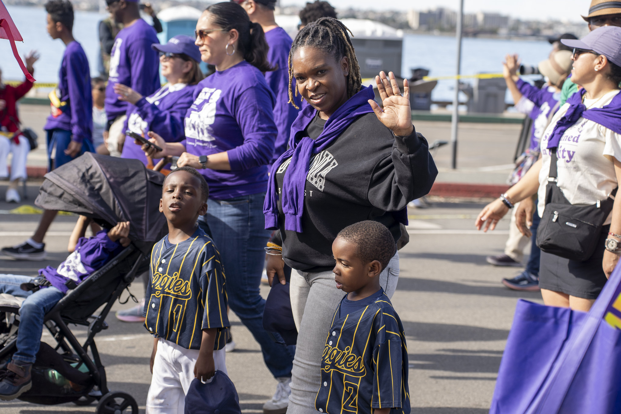 The district at the MLK Parade.
