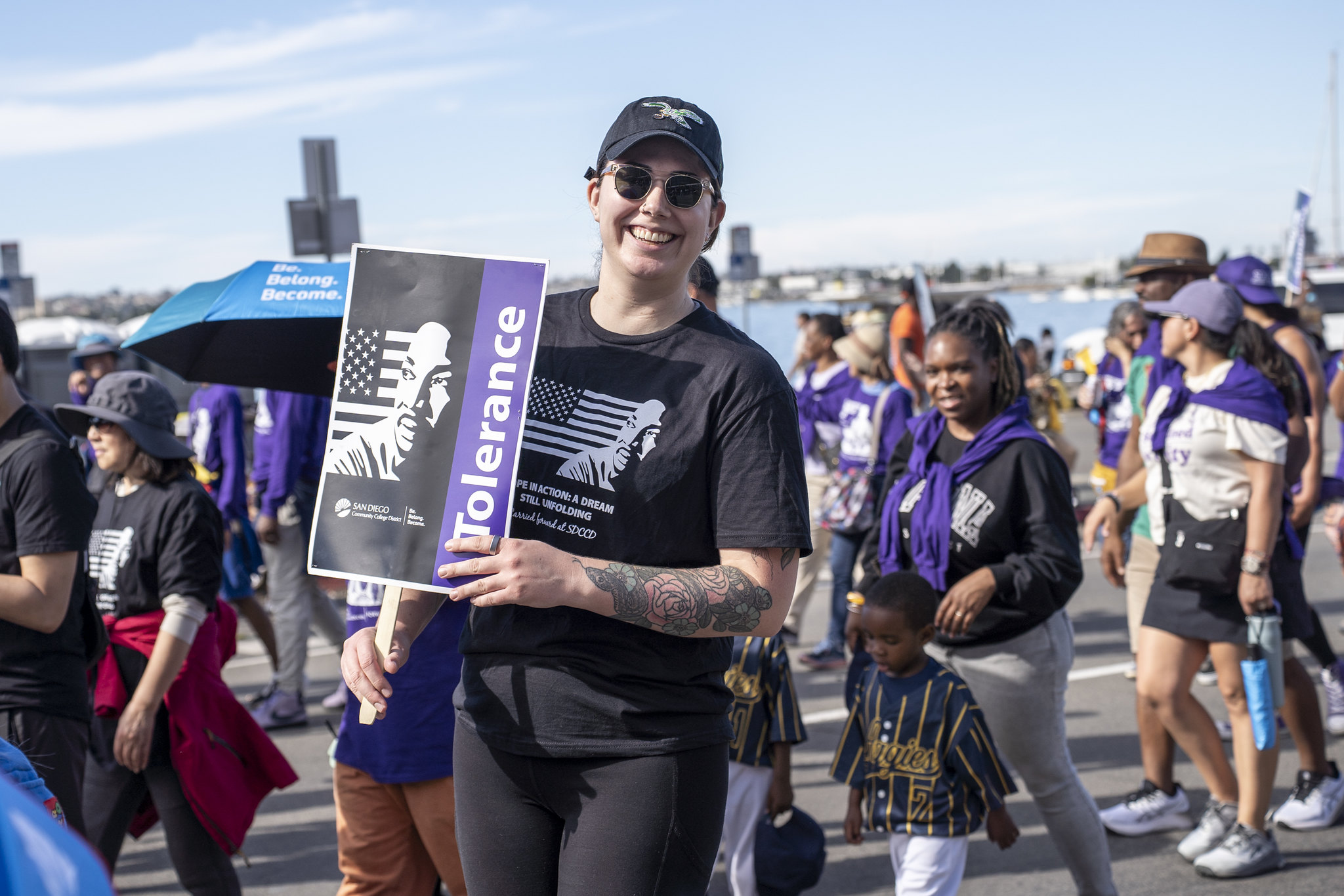 The district at the MLK Parade.