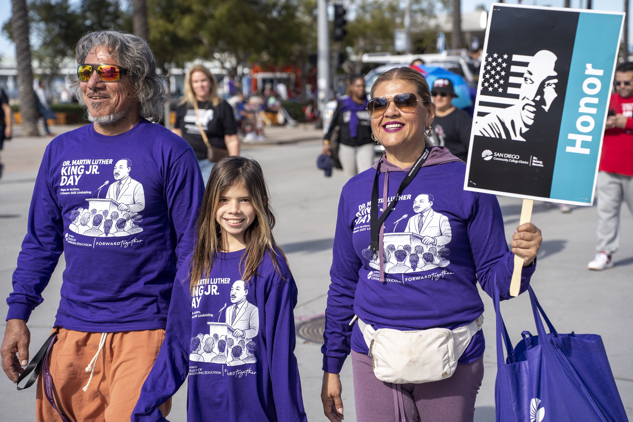 The district at the MLK Parade.