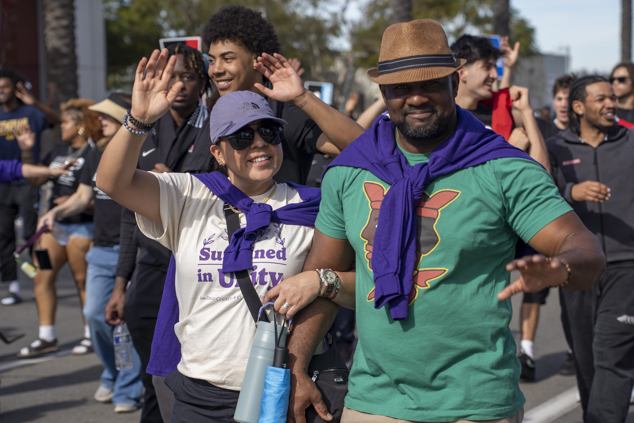 The district at the MLK Parade.