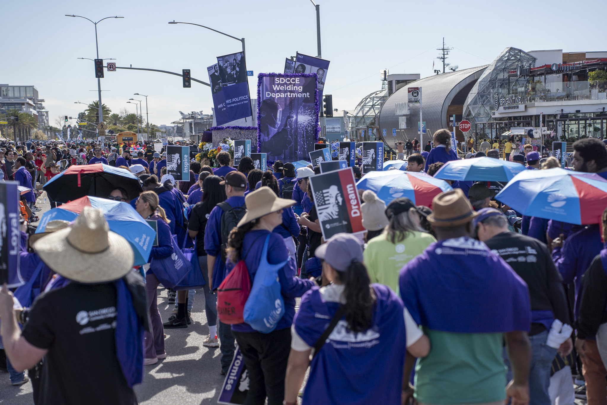 The district at the MLK Parade.