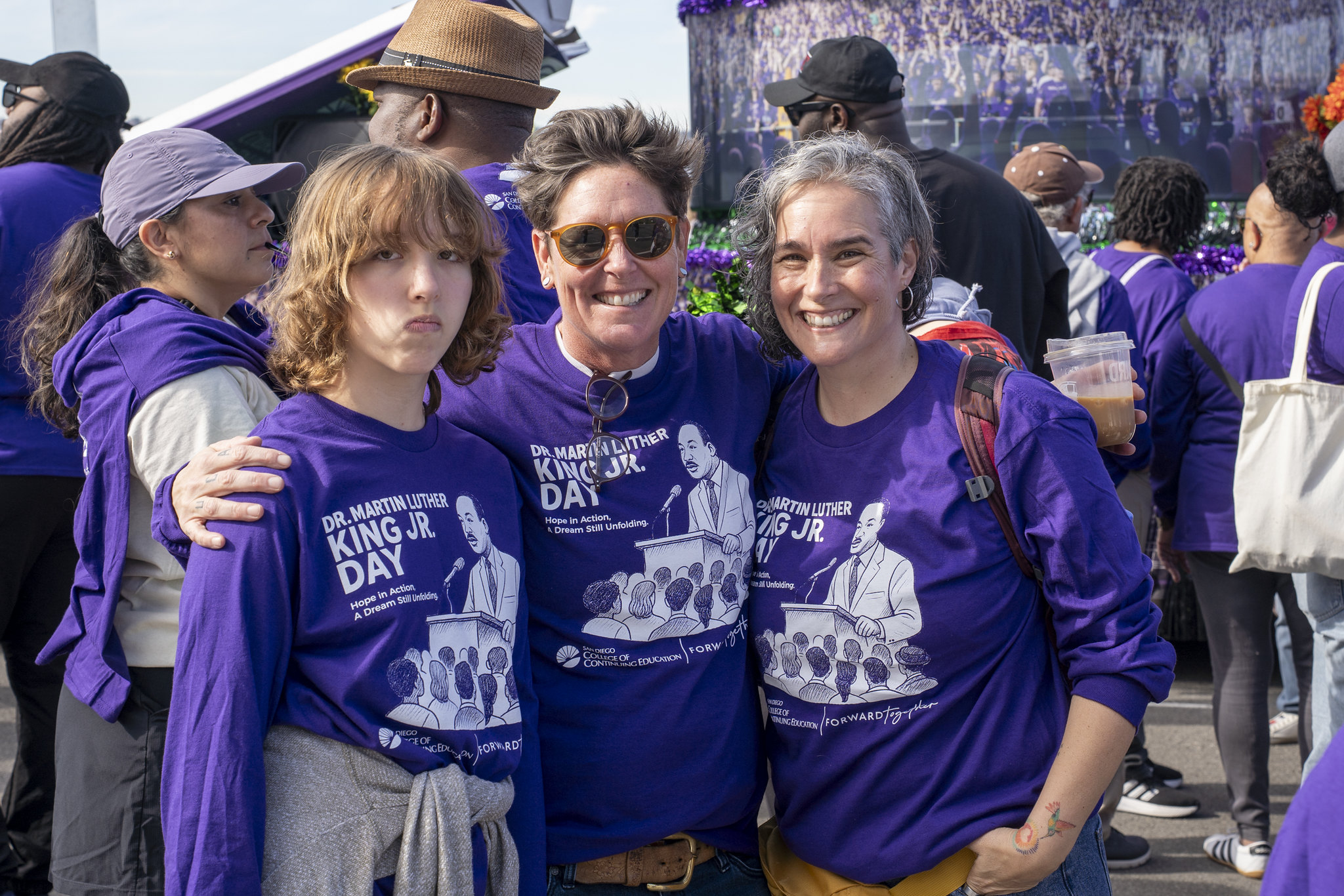 The district at the MLK Parade.