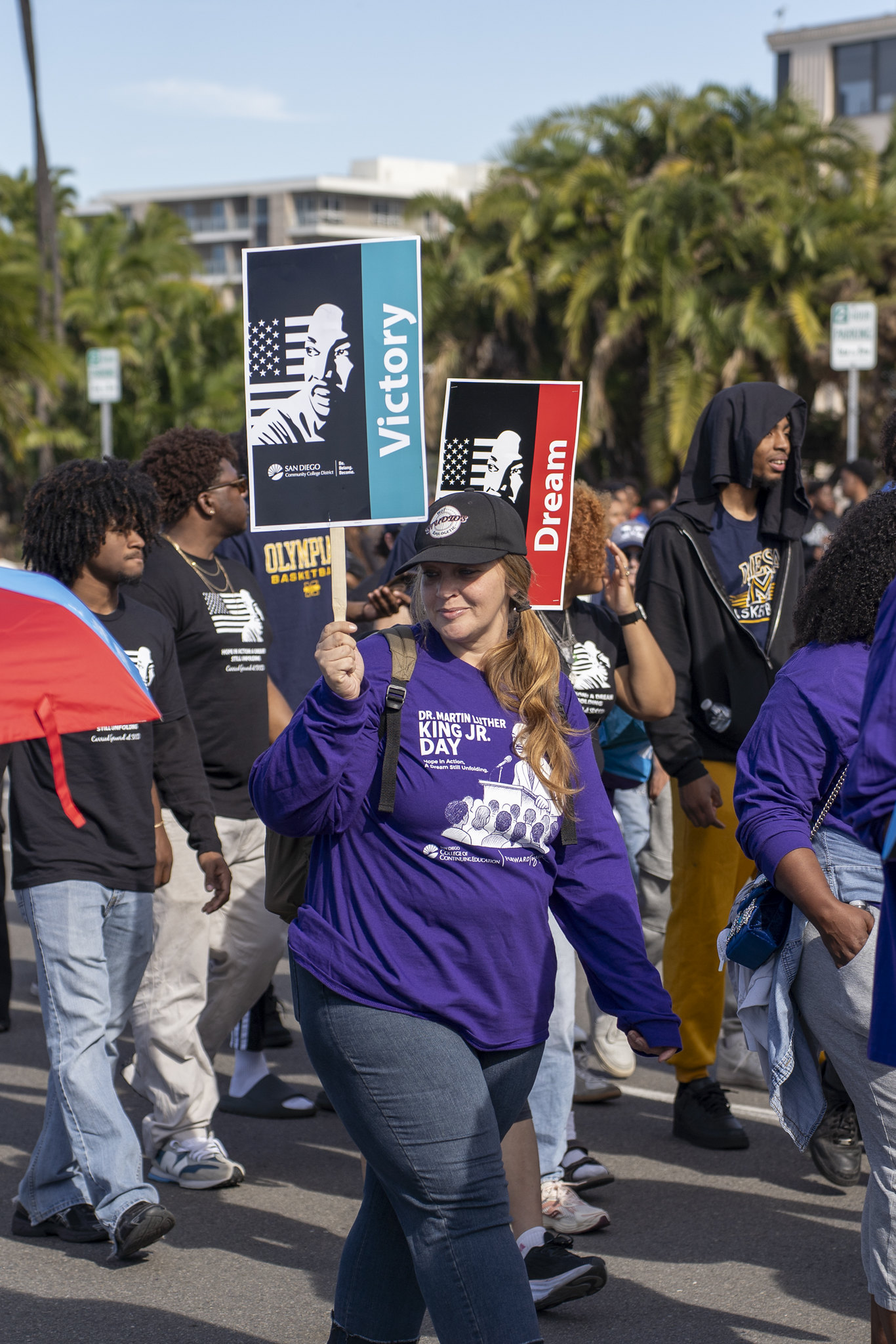 The district at the MLK Parade.