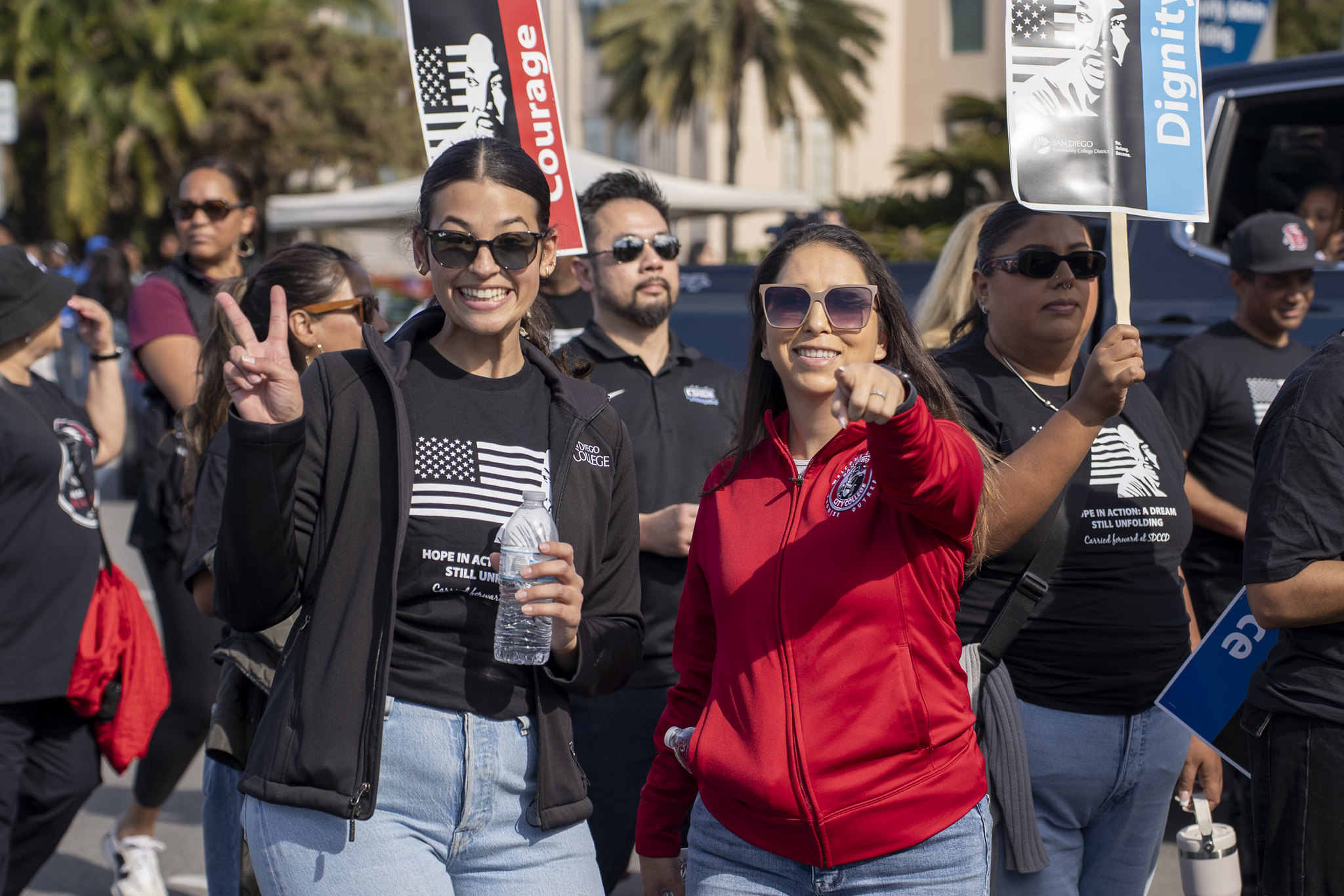 The district at the MLK Parade.