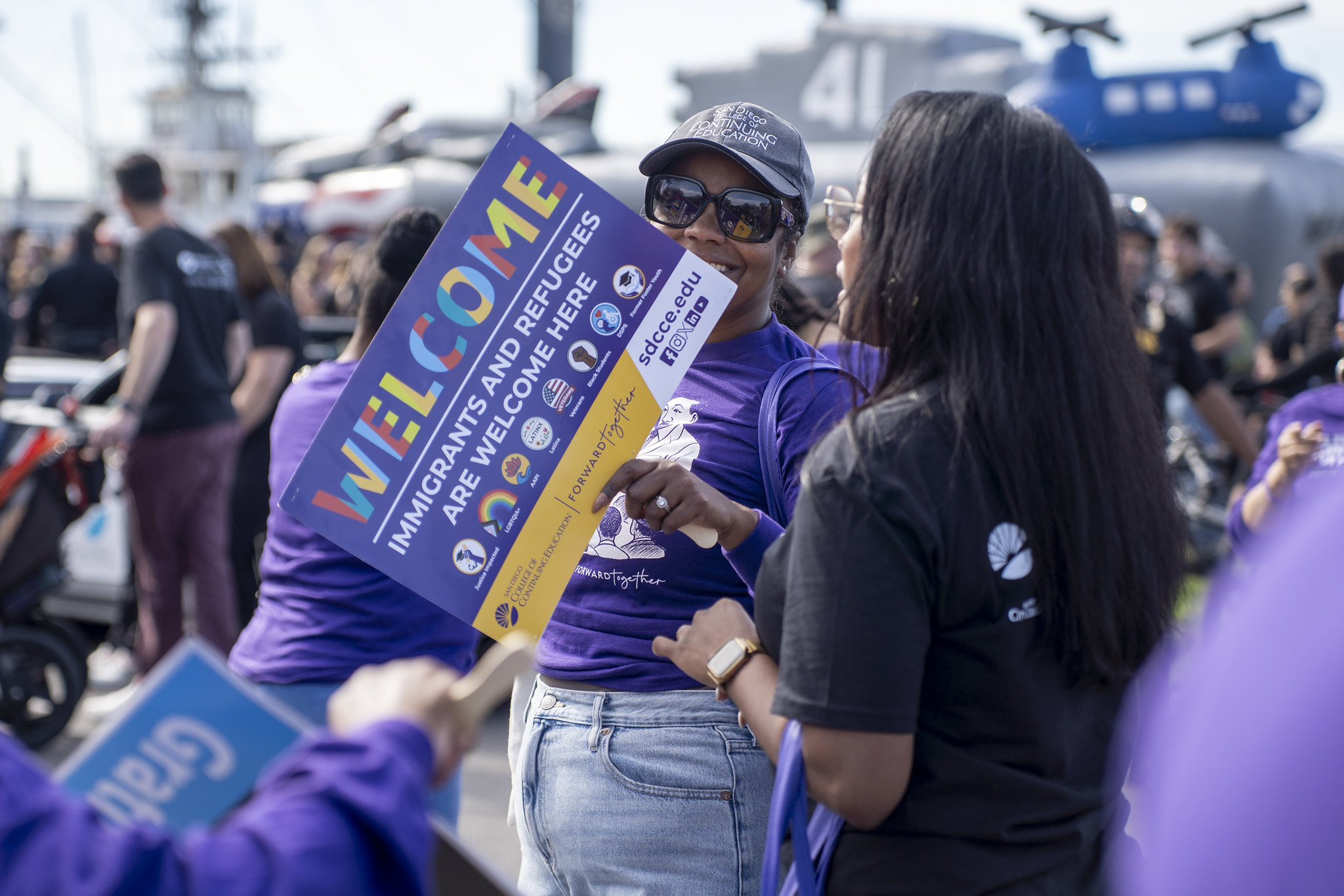 The district at the MLK Parade.