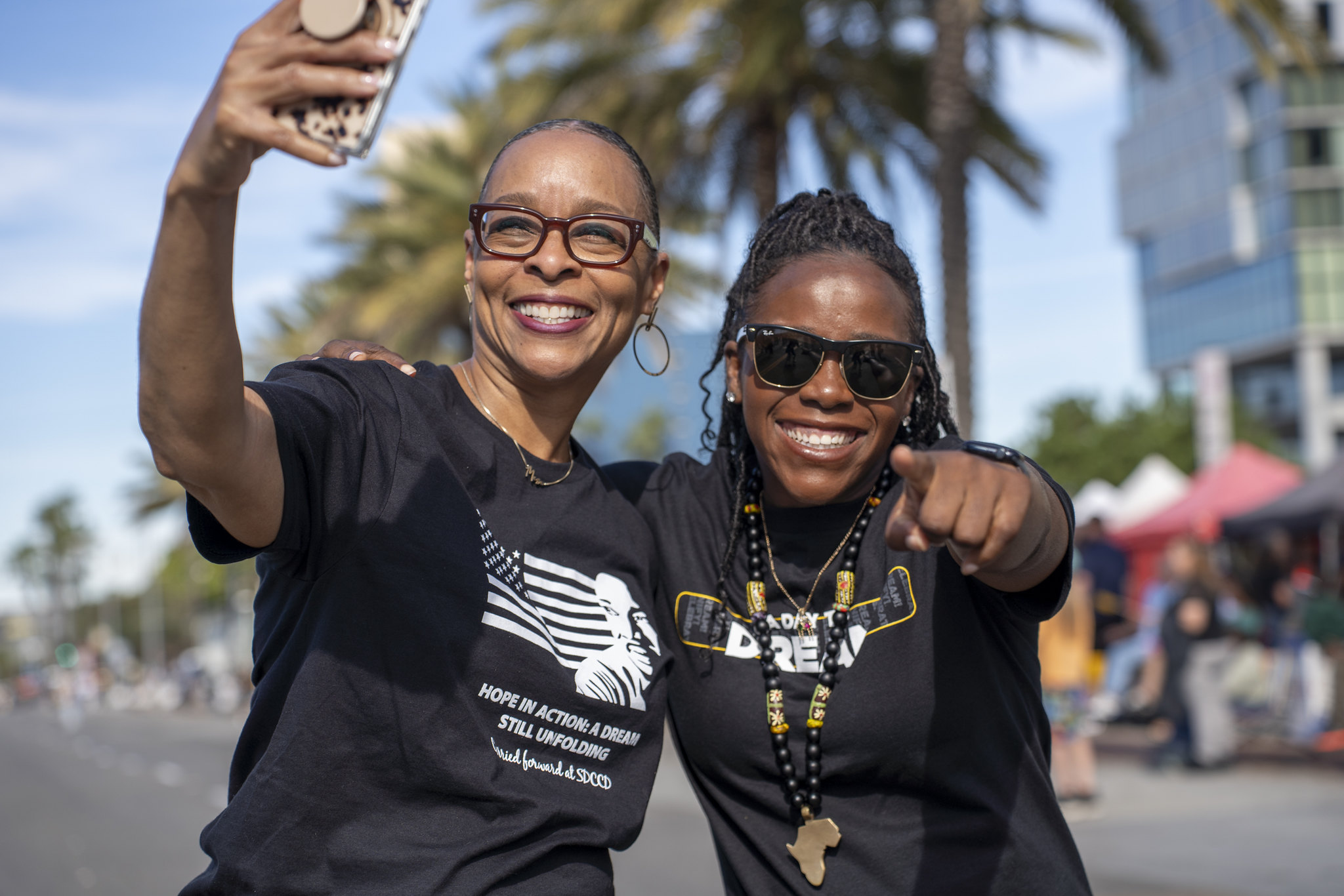 The district at the MLK Parade.