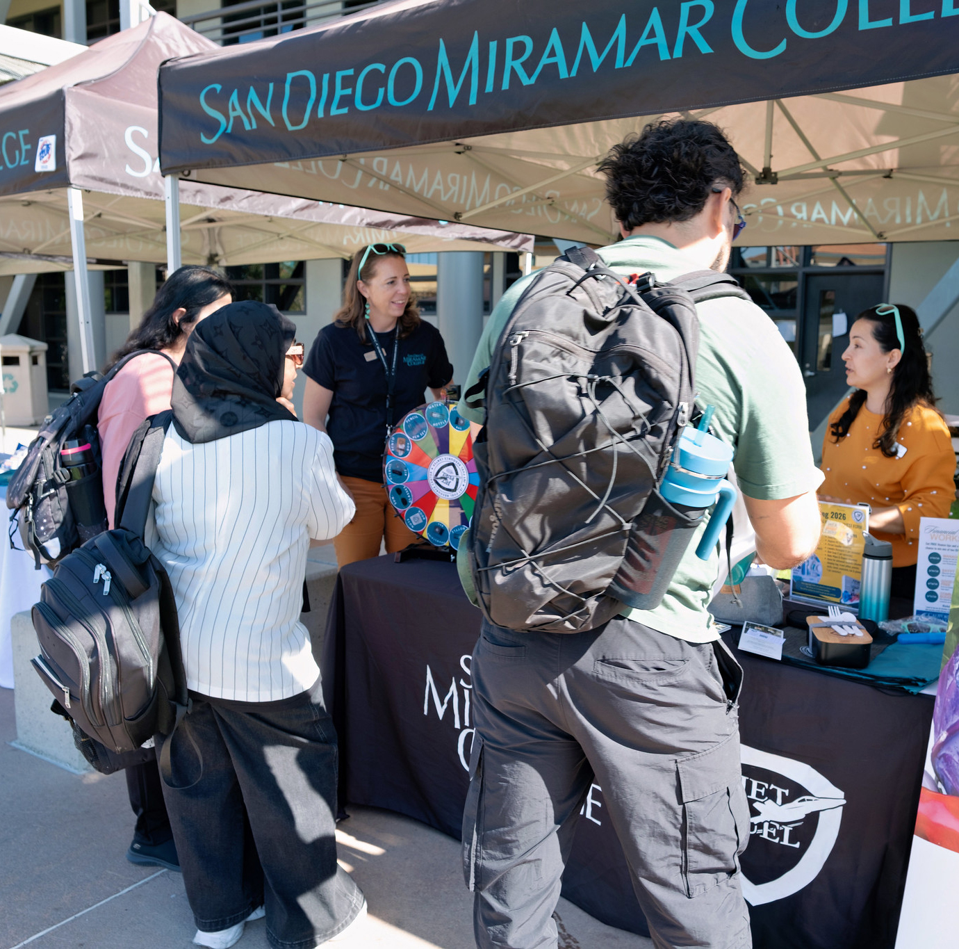 
A Miramar welcome booth
