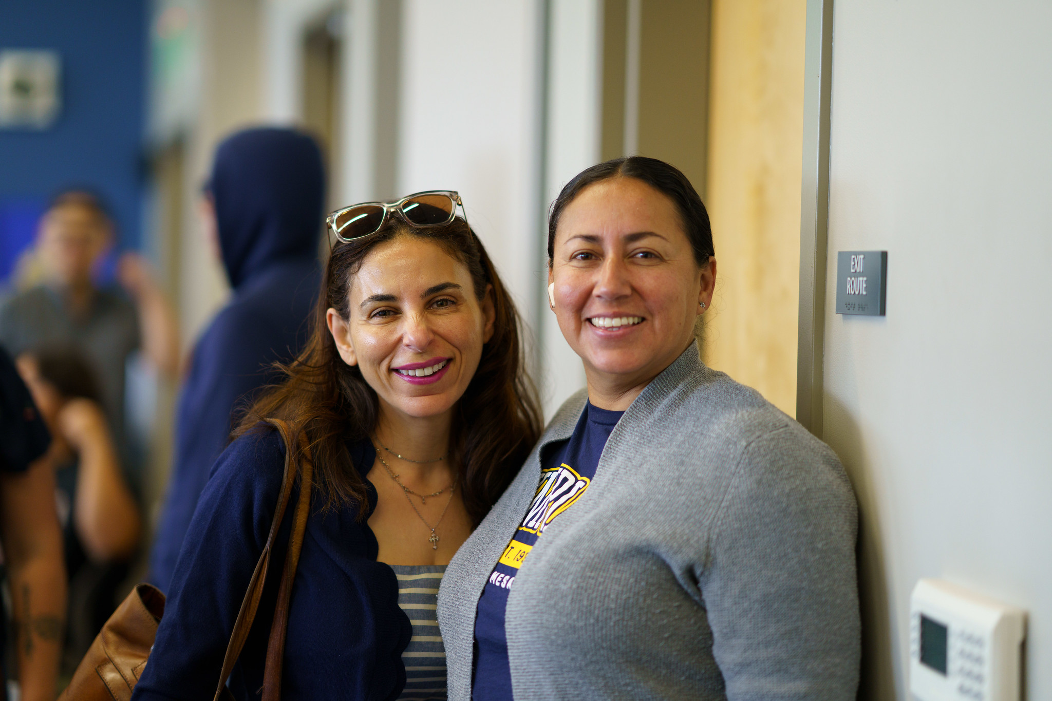 Two employees at the Mesa event.&nbsp;